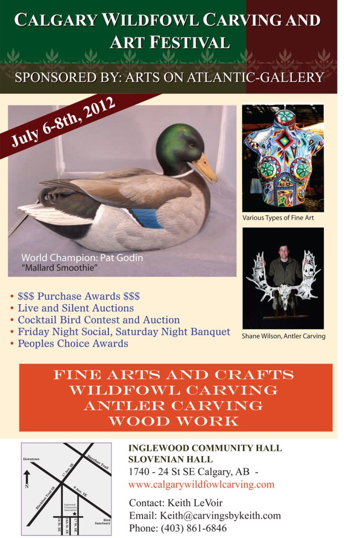 Calgary Wildfowl Carving and Arts Festival - July 6-8, 2012 Calgary Wildfowl Carving and Arts Festival - July 6-8, 2012