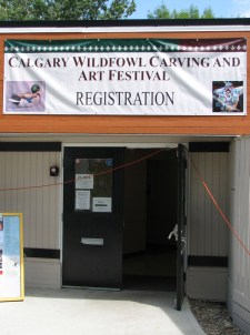 Calgary Wildfowl Carving and Art Festival - Banner and Entrance Calgary Wildfowl Carving and Art Festival - Banner and Entrance