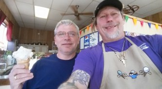 Jack Brown, ice cream king of Scio, N.Y.!